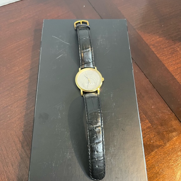 NCAA Gold and Black Men\'s Accessory Watch